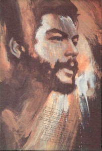 Politics & Revolution Ernesto CHE Guevara serial card "Homage to Che" postcard
