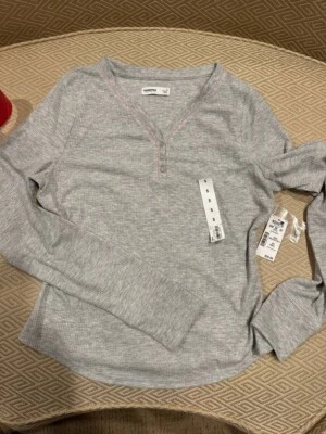 Sonoma Women's The Most Wonderful Pajamas 2-Piece Set Gray Small - Image 1 of 4