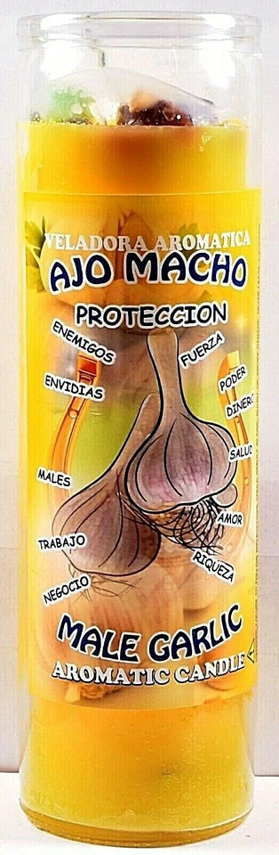 CANDLE COCKTAIL VELADORA MALE GARLIC / AJO MACHO AROMATICA - Image 1 of 1