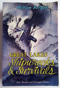Great Lakes Shipwrecks & Survivals Ratigan Illust. by Reynold Weidenaar Michigan - Picture 1 of 8