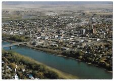 Medicine Hat Alberta Canada  Aerial View of City & South Saskatchewan River PC