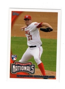 2010 Topps #661 Stephen Strasburg Rookie Card