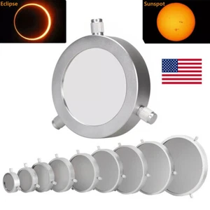 Solar Filter Film for Objective Lens 44-243mm Telescope/spotting scope/Camera - Picture 1 of 45