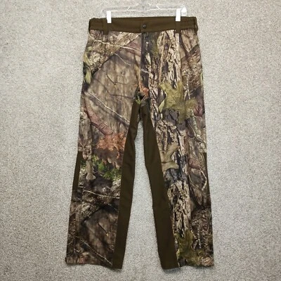 Yukon Gear Pants Mens L Brown Camo Realtree Zip Ankle Hiking Hunting Camouflage  - Image 1 of 4