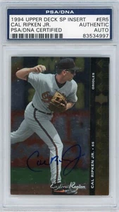 1994 Upper Deck SP inserto Cal Ripken Jr #ER5 corte PSA certificado de autenticidad - Imagen 1 de 2
