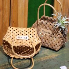 Handmade Flowers Bamboo Basket Storage Basket Wicker Baskets Flower Baskets