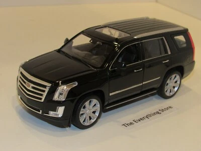 Cadillac Escalade Welly 2017 escala 1:24 negro brillante nuevo envío gratuito Foto 1 de 4