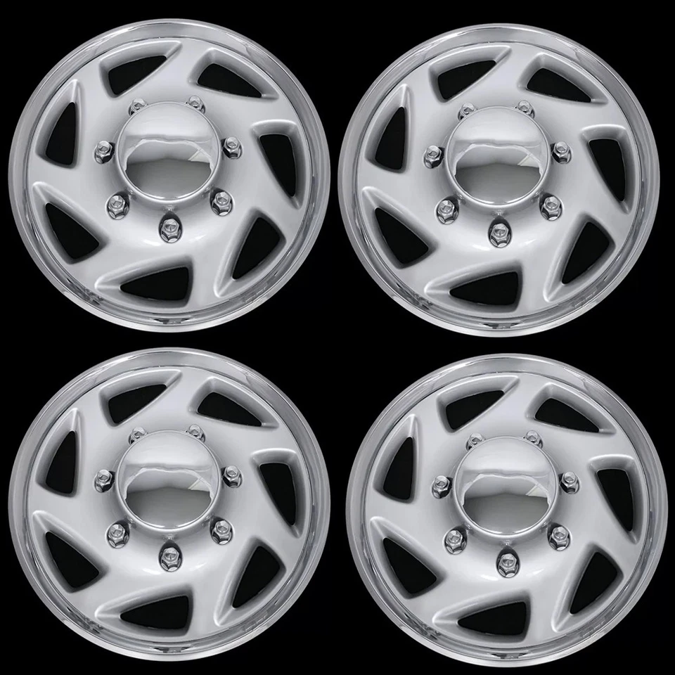 4Pcs 16" Full Wheel Cover Fit For Ford E150 E250 Econoline Van F8UZ-1130-AA New Foto 1 de 4