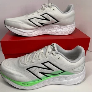 New Balance Fresh Foam 680 Herren 11 Weite 4E Laufschuhe Lt Grau Grün Sneaker - Bild 1 von 9