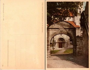 Postal de colección - Visby. Gatuparti med Domkyrkan y portales brutos - Imagen 1 de 1