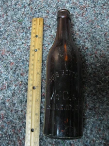 Vintage Amber St Louis Bottling Co. -- VALLEJO, California -- Mc C. & B. - Picture 1 of 7