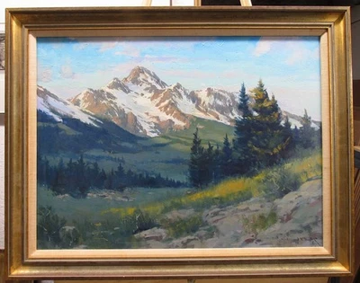 Richard Hilker Colorado Rocky Mountains Landscape Listed Colorado, New Hampshire - Image 1 of 4