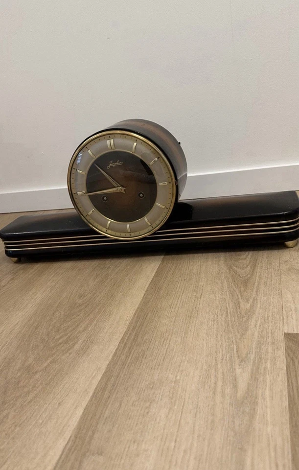 Junghans Kaminuhr Buffetuhr Schrankuhr Pendeluhr Uhr Antik Vintage 50er Jahre - Bild 1 von 3