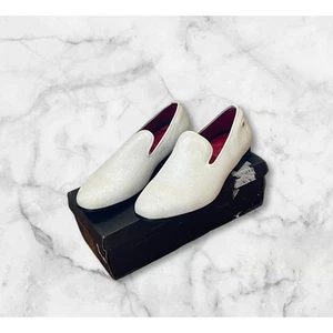 Jitai Luxus Herren Schuhe Weiß Halbschuhe Größe 11 - Bild 1 von 14