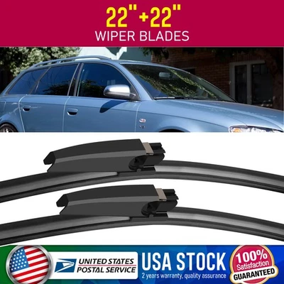 Limpiaparabrisas 22""+22"" para Audi A4 2004-2008 / Audi A6 2002-2005 Foto 1 de 4