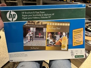 Nowe 50 arkuszy 2-stronny papier broszurowy i ulotkowy HP błyszczący 11 x 17 cali 48 funtów - Zdjęcie 1 z 6