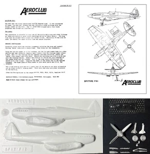 AEROCLUB VACFORM WHITE METAL 1/72 Spitfire F Mk.XII F.12 set conversione + tettoia - Foto 1 di 7