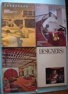 Interiors 1972 - 74 DESIGNERS WEST 1984 PUBLIC CORPORATE RESIDENTIAL Fashion Ads - Picture 1 of 4