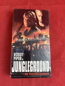 Jungleground VHS Roddy Piper, Torri Higginson, Peter Williams Action Movie Gang - Foto 1 di 4