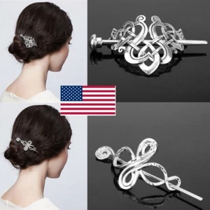 Women knots Crown Hairpin Hair Clips Viking Hairpins Stick Slide Celtics Gift-US - Picture 1 of 5