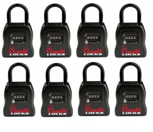 Vault Locks 5000 Portable Combination Lockbox Waterproof Keysafe - Pack of 8 - Picture 1 of 7