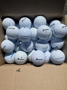 48 White Srixon Z Star XV Used Golf Balls GREAT Condition 5A/4A FREE SHIPPING! - Picture 1 of 4