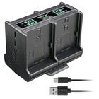 Kastar Battery Quadruple Charger for Canon Digital IXUS 110 IS, 120 IS, 130