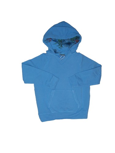 SACAI Felpa con cappuccio Eddie Pen con borsa per canguro azzurro (8A)