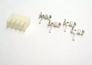 JC20 2.0mm 4-Pin cable a PCB conector pines de crimpado para cables eléctricos 100 SET - Imagen 1 de 2