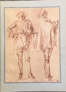 reproduction : A. Watteau - Mezzetins - Picture 1 of 1