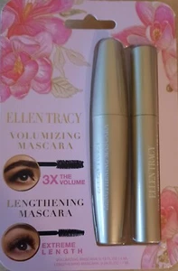 Ellen Tracy volumisierendes & verlängerndes Mascara-Duo - Farbton schwarz! - Bild 1 von 1