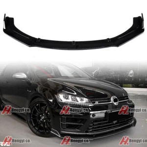 Diffusor Frontlippe für Golf 7 R VII R-Line ABS Frontspoiler Lippe Glanz V1 - Bild 1 von 1