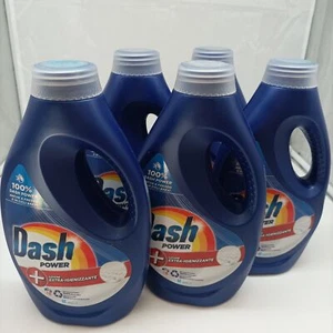 Dash Power Flüssigwaschmittel 5x 900ml Desinfizierend 18 Waschgänge Waschmittel - Bild 1 von 3