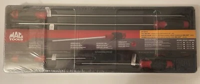 Mac Tools SDL8DR-S 8pc. Mac-Grip Combo Long Screwdriver Set- Red - Image 1 of 3