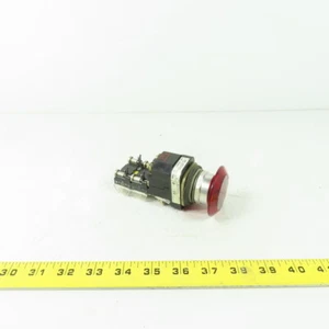 Allen Bradley 800T-FXTP16 Illuminated Push Button Emergency Stop Switch 120V - Picture 1 of 9