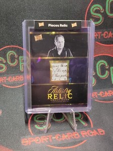 2023 PIECES OF THE PAST ART & MUSIC HAND WRITTEN RELIC GRANT WOOD