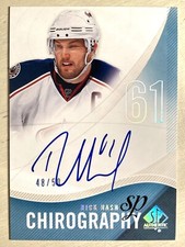 2010-11 SP Authentic Chirography Autograph Rick Nash #C-RN 48/50