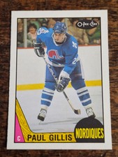 1987-88 O-PEE-CHEE NHL HOCKEY #247 PAUL GILLIS QUEBEC NORDIQUES