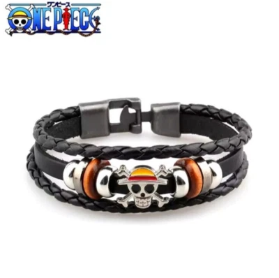 One Piece Bracciale Cordoncino Anime Unisex 20cm - Immagine 1 di 4