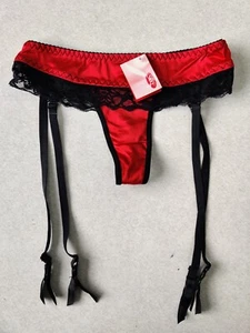 Cinturón colgante sedoso con bragas cosidas, talla mediana un color, - Imagen 1 de 1