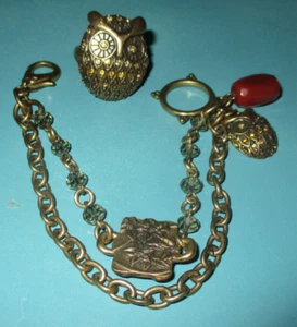 Lucky Brand Expandable Owl Ring & Bracelet - Picture 1 of 4
