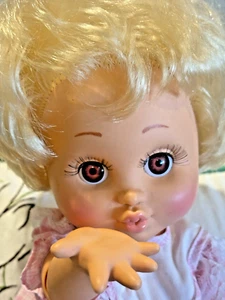 Galoob Baby Face Doll “So Loving Laura #4” Blonde Hair Brown Eyes 1990 LGTI - Picture 1 of 14