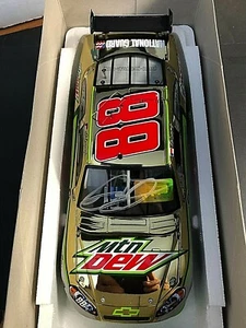 Dale Earnhardt JR. #88 Mt Dew 2009 Impala SS 1/24 Autograph Gold Chrome /1,000 - Picture 1 of 4