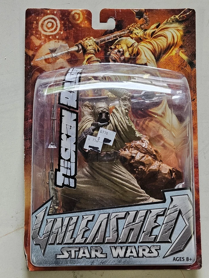 Figura de acción Hasbro Star Wars Unleashed Tusken Raider 2004 sellada Foto 1 de 1