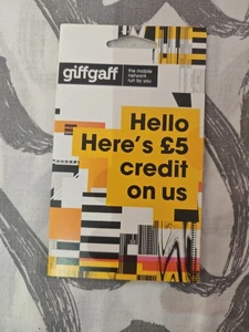 45 SIM Card GiffGaff Giff Gaff New Unopened - Photo 1 sur 2