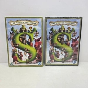 Shrek The 4-Movie Collection DVD New Sealed With Slip Cover UK Region 2 - Imagen 1 de 3