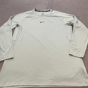 Nike Pro Dri-FIT Shirt Herren 2XL Grün Langarm Slim Fit Sport FB7926-370 - Bild 1 von 10