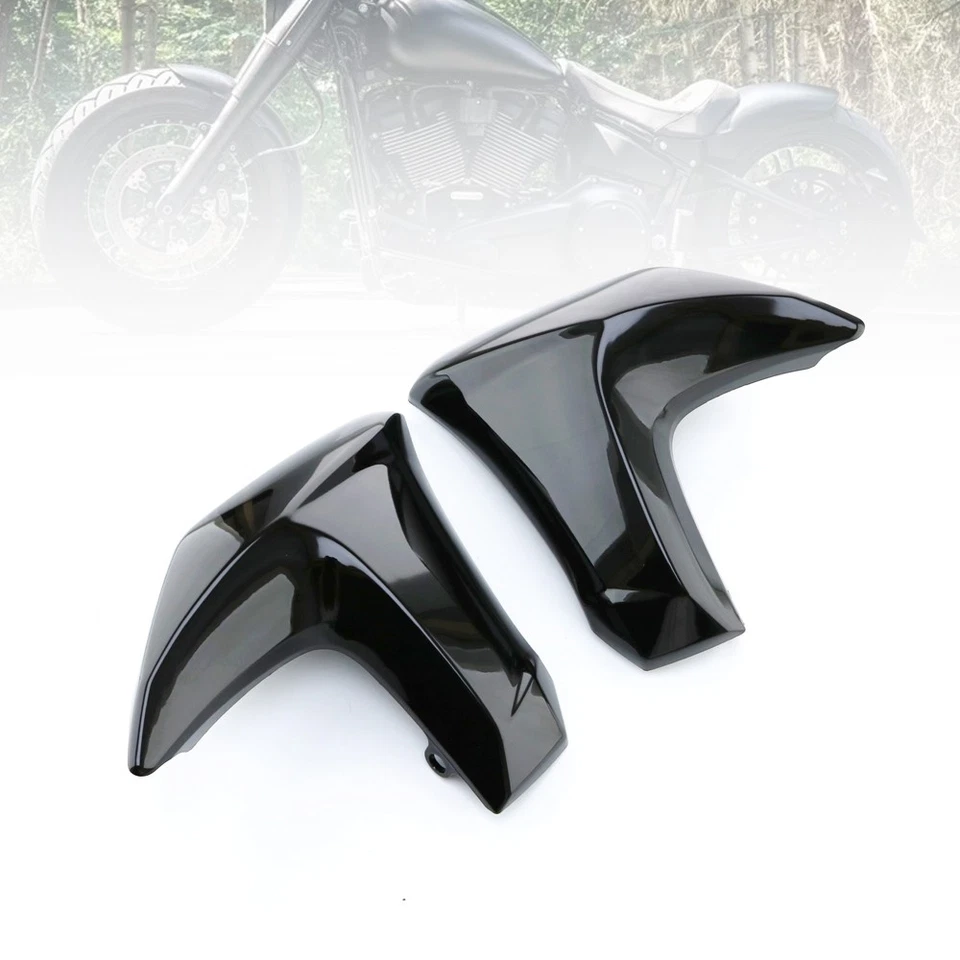 Cubierta de radiador frontal panel carenado cubierta para Kawasaki ER-6N 2012-16 negro Foto 1 de 4