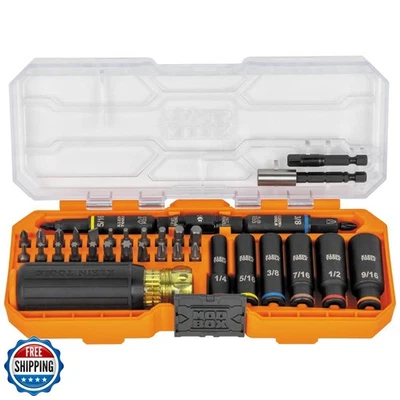 Klein Tools 32502HD KNECT Juego de destornilladores y enchufes con clasificación de impacto con MODbox Foto 1 de 4