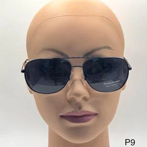 NEU Herren Y2K Ralph Lauren Double Bar Sonnenbrille Polo 3059 60/15 Hergestellt in Italien - Bild 1 von 10